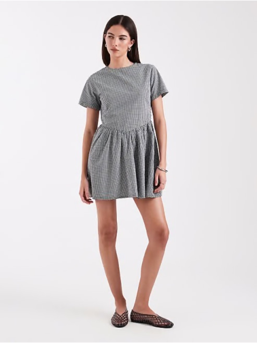 Loft Gingham Mini dress